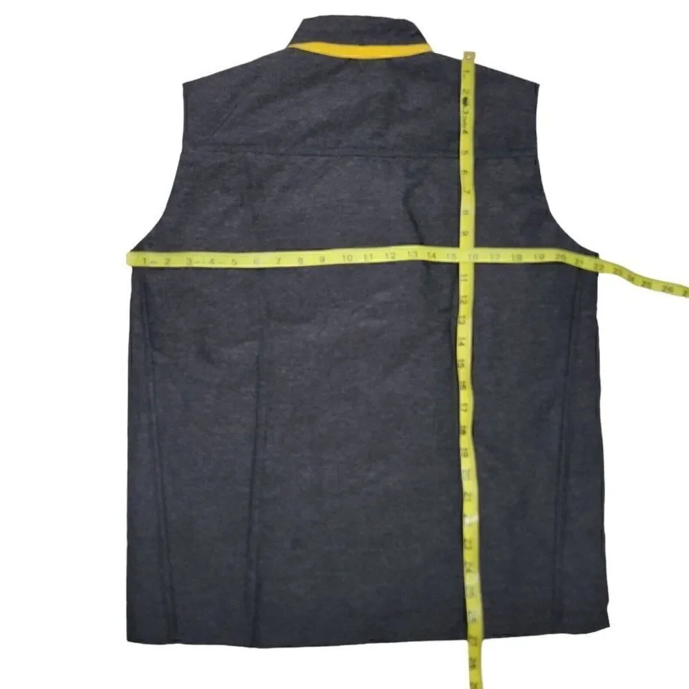 Timeless Elements‎ for McDonalds Puffer Vest Adult Small Employee Gray Full Zip